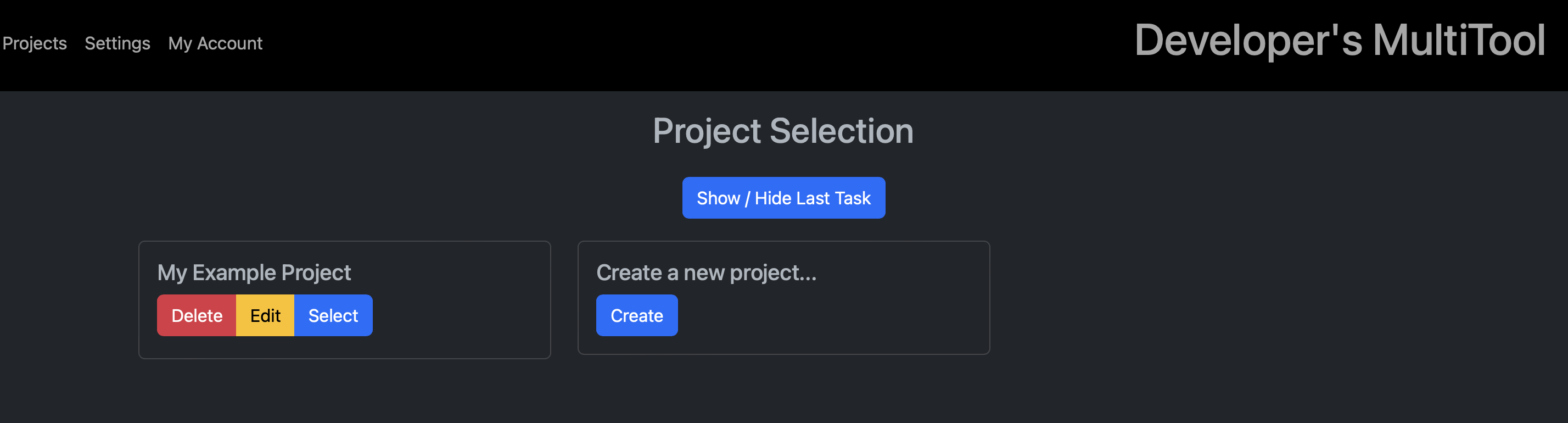 Project Creation