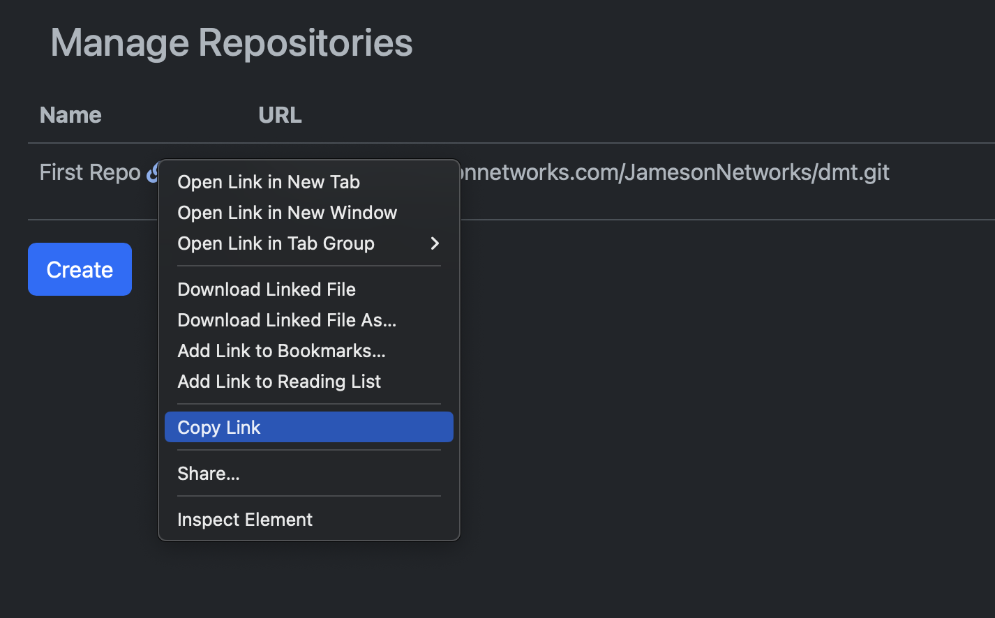 Repository Creation